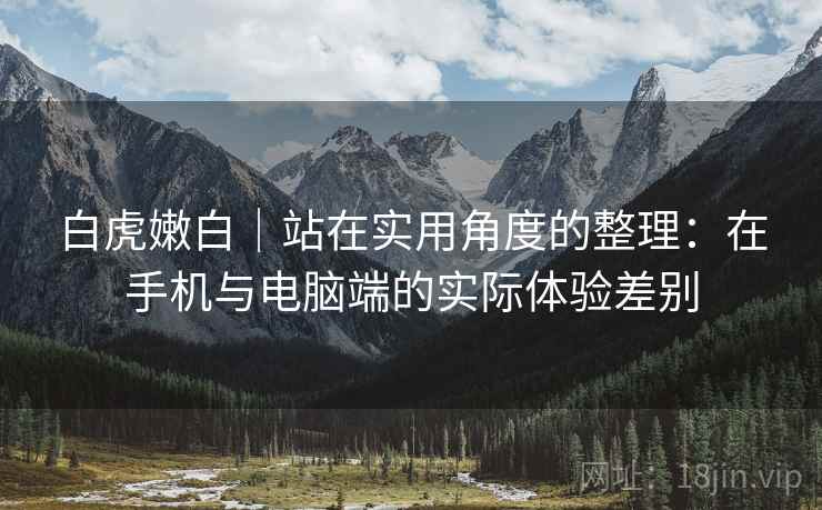 白虎嫩白｜站在实用角度的整理：在手机与电脑端的实际体验差别