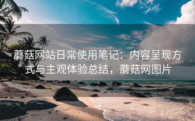 蘑菇网站日常使用笔记：内容呈现方式与主观体验总结，蘑菇网图片